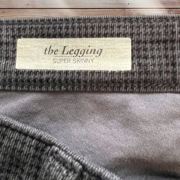 AG Adriano Goldschmied Houndstooth Corduroy Skinny Size 27 - Picture 7 of 10